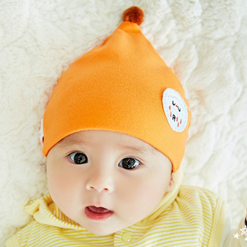 纯棉幼儿胎帽0-3-6个月韩版新生儿帽春秋冬婴儿帽宝宝帽子男女童