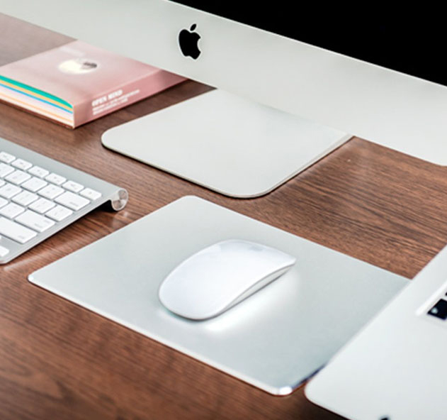 笔记本金属鼠标垫 苹果铝合金小号办公超大硬质mac电脑铝制全铝桌